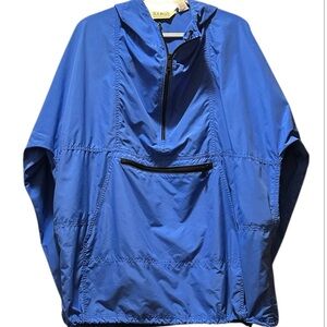 L.L. Bean Vintage Men's Vibrant Blue Windbreaker